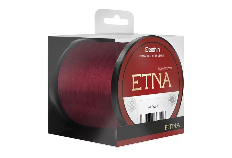 Monofil Delphin ETNA / bordó 0,33mm 8,2kg 4600m monofil pontyozó zsinór