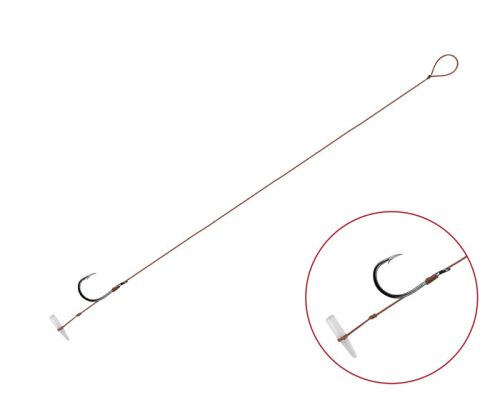 Kötött horog Delphin Proxi Quickstop / 6db 8cm / 0,10mm / BARB #8