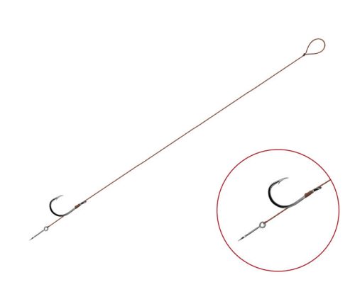 Kötött horog Delphin Proxi Sting / 6db 12cm / 0,10mm / BARB #6 / Sting 7mm
