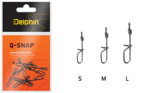 Pergető kapcsolat Delphin Q-SNAP / 10db / 0,7mm - main