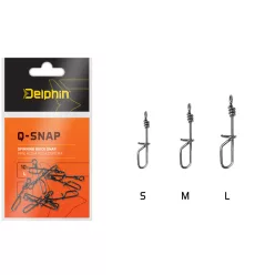 Pergető kapcsolat Delphin Q-SNAP / 10db / 0,8mm - main