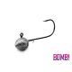 Jig fej tartóval Delphin BOMB! / 5db 25g-8/0