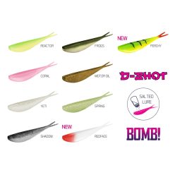 BOMB! Gumihal D-SHOT / 5db 6,5cm/REDFACE