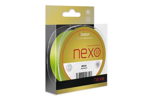 Delphin NEXO 8 / fluo zöld 0,25mm 18,9kg 1300m pergető és feeder zsinór