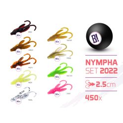 BOMB Nympha csali szett 2022 színek 2,5cm / 350db 2,5cm
