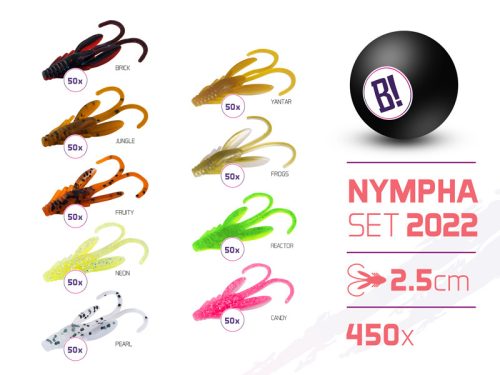 BOMB Nympha csali szett 2022 színek 2,5cm / 350db 2,5cm