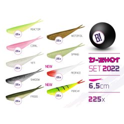 BOMB D-SHOT 2022 csali szett 6,5cm / 225db 6,5cm