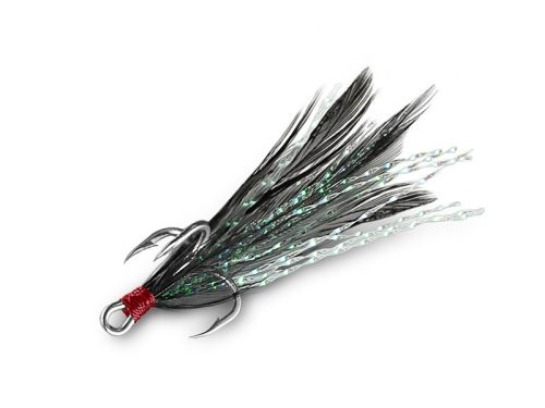 Delphin B!RD Hook TRIPLE / 3db fekete tollak #8