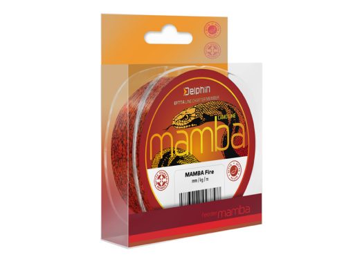 Delphin MAMBA Feeder / Fire 0,23mm 4,3kg 6000m monofil zsinór