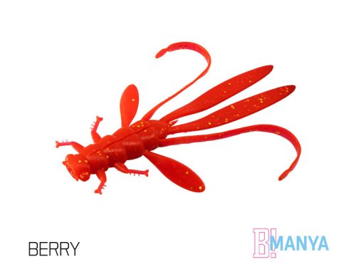 Delphin MANYA UVs nimfa / 5db 10.5cm/BERRY