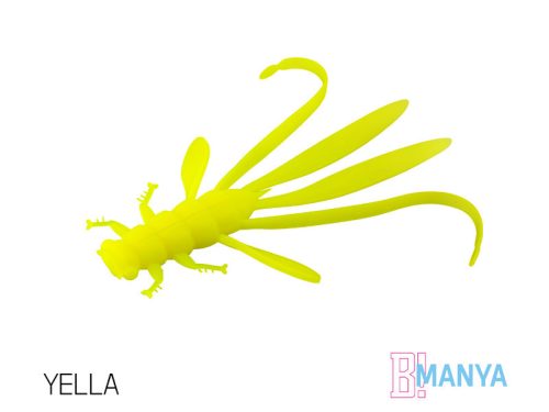Delphin MANYA UVs nimfa / 5db 10.5cm/YELLA