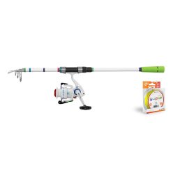 Delphin YUPIE horgász szett gyerekeknek 240cm + 3T + 0,25mm