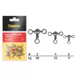 Átmenő gördülő T forgó / 10 db - main