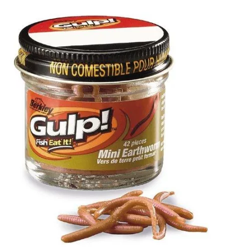 GMEW-NAT GULP MINI EARTHWORM NATURAL 79