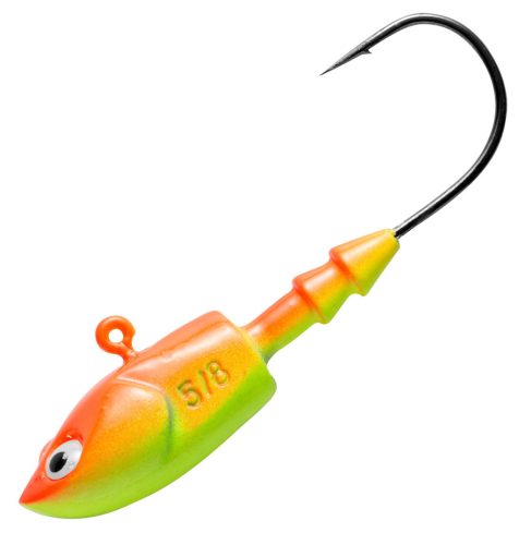 DAM DEEP 1/4 OZ JIG HEAD FLUO OR/Y
