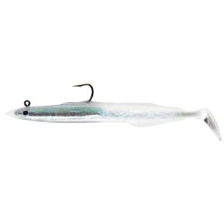 mounted sandeels 15cm white