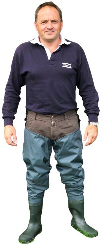 SIGMA NYLON HIP WADER 12 CLEATED SOLE