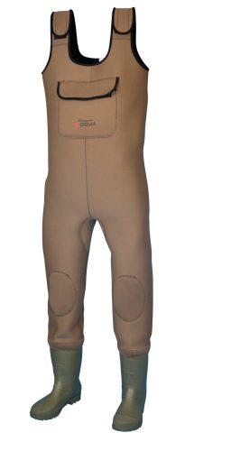 SIGMA NEOP CHEST WADER SIZE12 CLEAT SOLE