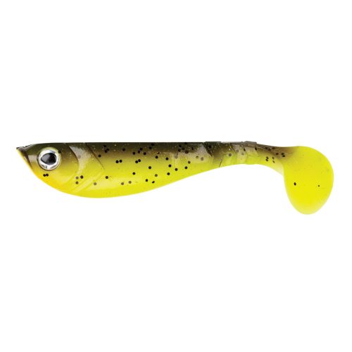 Pulse Shad 6cm 8pcs Brown Chartreuse