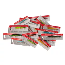 Assorted Floating Minnow Box 108pcs
