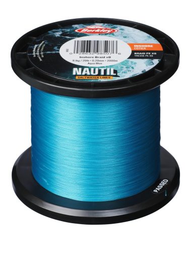 Berkley NAUTIL Braidx8 2000m .17AquaBlue