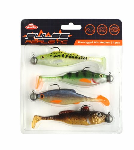 Pulse Realistic Prerigged Mix Mdium 4pcs