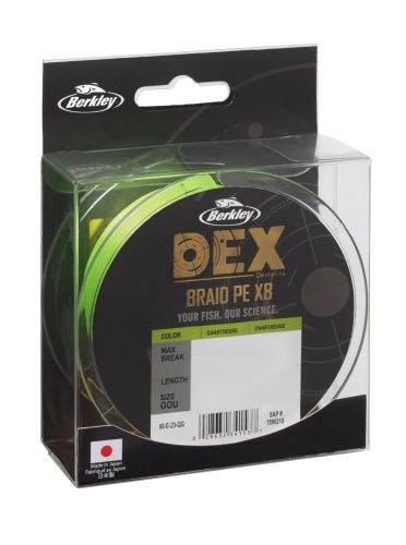 Berkley DEX x8 PE .06mm 300m 5.4kg Char