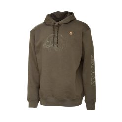 MIRROR CARP HOODIE M IVY GREEN