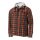 TWIN SHIRT JACKET M ORANGE/GREY CHECK