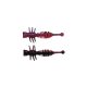 PWRBT PWR Larvae 40mm Slmn Egg Red/Black
