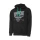 MADCAT SKULL HOODIE XL BLACK