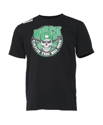 MADCAT SKULL T-SHIRT XL BLACK