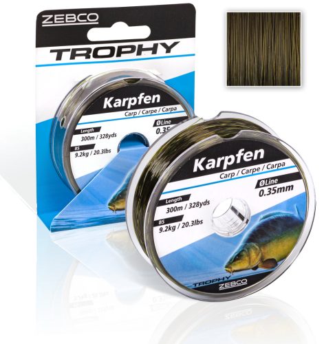 Ø 0,40mm Trophy Ponty H: 250m 273yds 12,7kg / 28,0lbs sötét camo