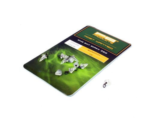 Bait Screw 360 Clear 10 db csalirögzítő