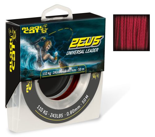 Ø 0,80mm Zeus Universal Leader H: 50m 110kg piros