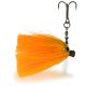 10g 6cm Mouse Jig Head piros/sárga #2
