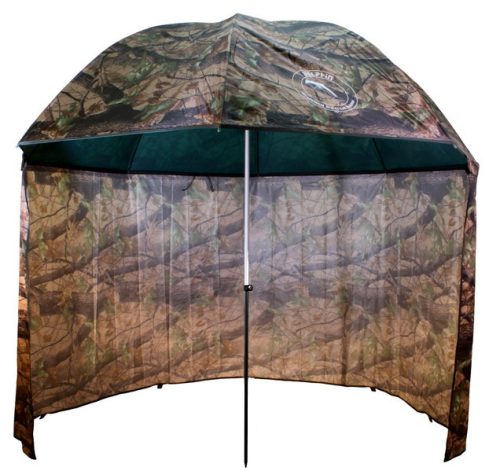 Terepszínú sátras PVC horgászernyő 250cm/camou