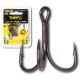 #4/0 Curved Point hármashorog DG DG coating 5 darab