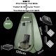 SET - Portable Toi BIG + Toilet & Shower Tent + Toi Garbage Kit BIG - nagy mobil WC és zuhanyzó sátor 
