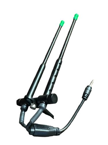 LIMITED EDITION Black Brilliant LED SnagEars GREEN - zöld világítással 