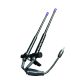 LIMITED EDITION Black Brilliant LED SnagEars PURPLE - lila világítással 