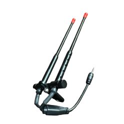   LIMITED EDITION Black Brilliant LED SnagEars RED - piros világítással 