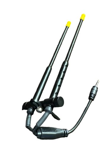 LIMITED EDITION Black Brilliant LED SnagEars YELLOW - sárga világítással 