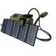 Rechargeable Camping Shower 11L + Solar 10W - Akkumulátoros Camping zuhanykészlet + 10W napelem 