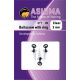 Ashima Baitscrew met 3 mm ring clear csalicsavar