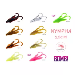 BOMB! Gumihal Nympha / 10db 2,5cm/JUNGLE