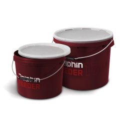 Kerek horgász vödör és fedél Delphin FEEDER 10l