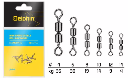 Hi speed double rolling swivel A-04 - main