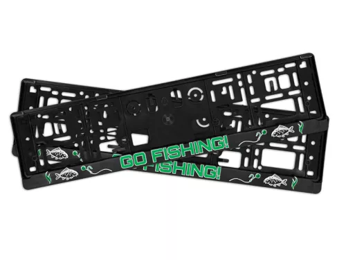 Rendszámtábla tartó 3D Delphin GoFishing! / 2db - main