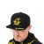 Black Flat Peak Cap